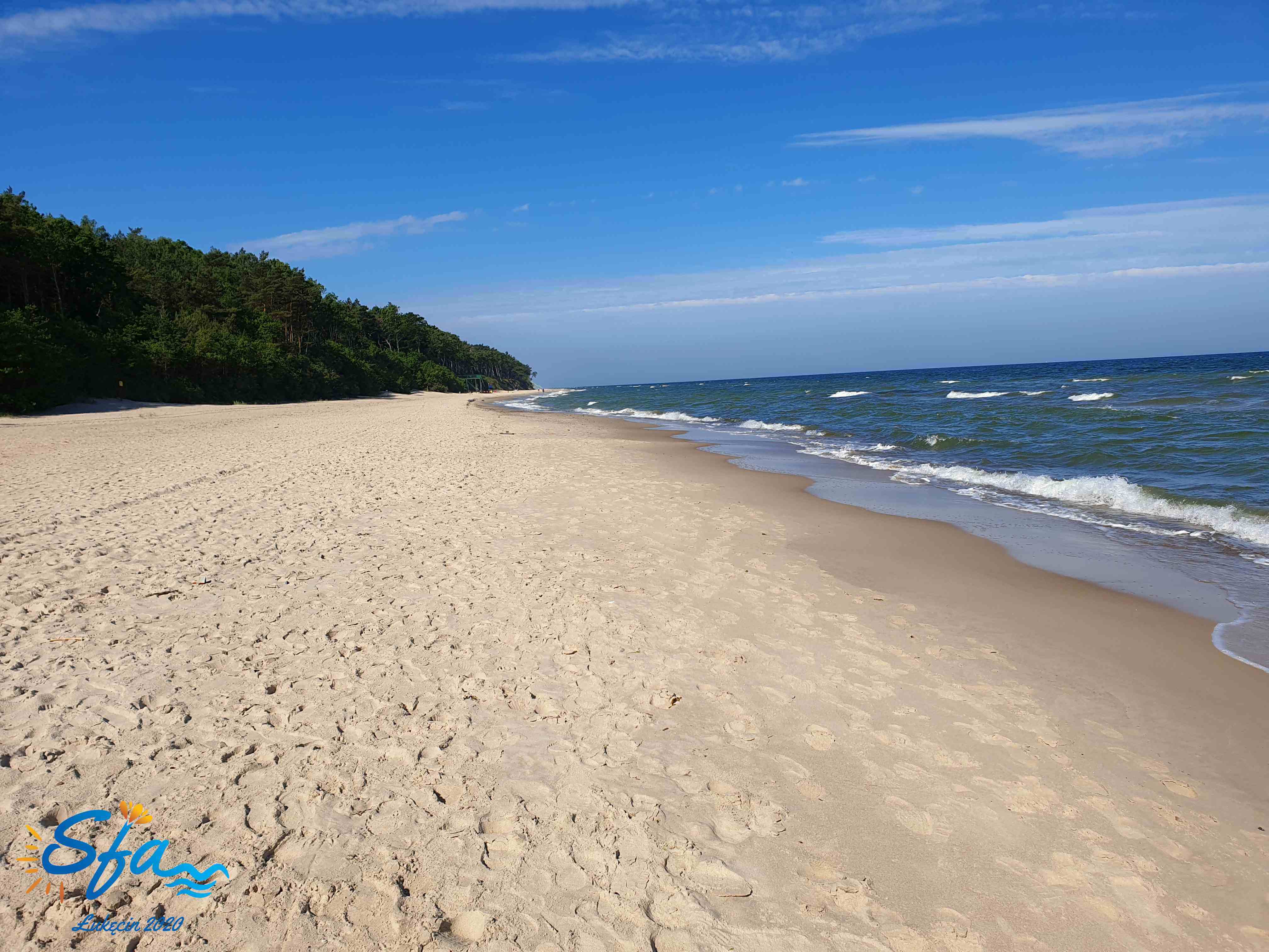 Plaża w Łukęcinie