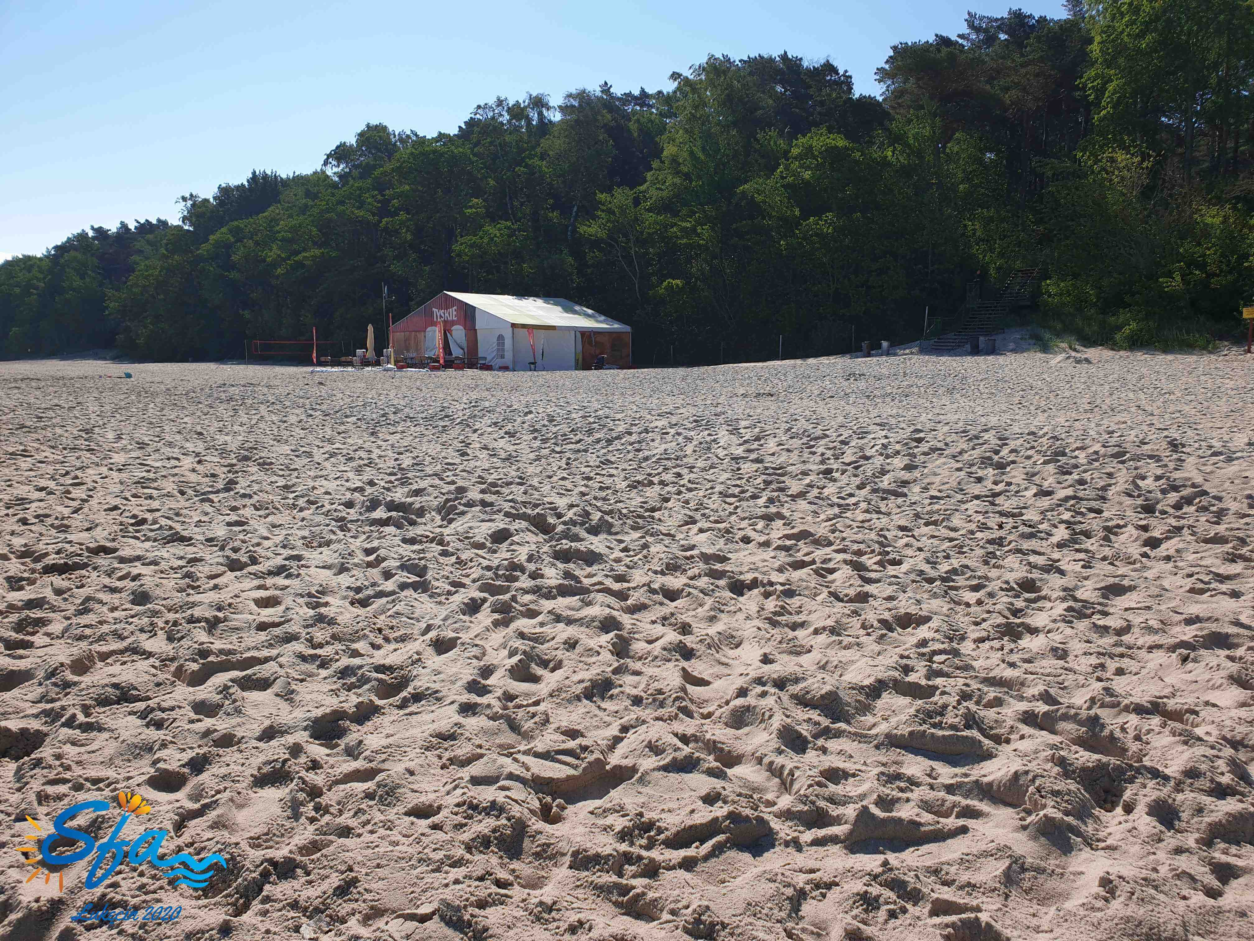 Plaża w Łukęcinie