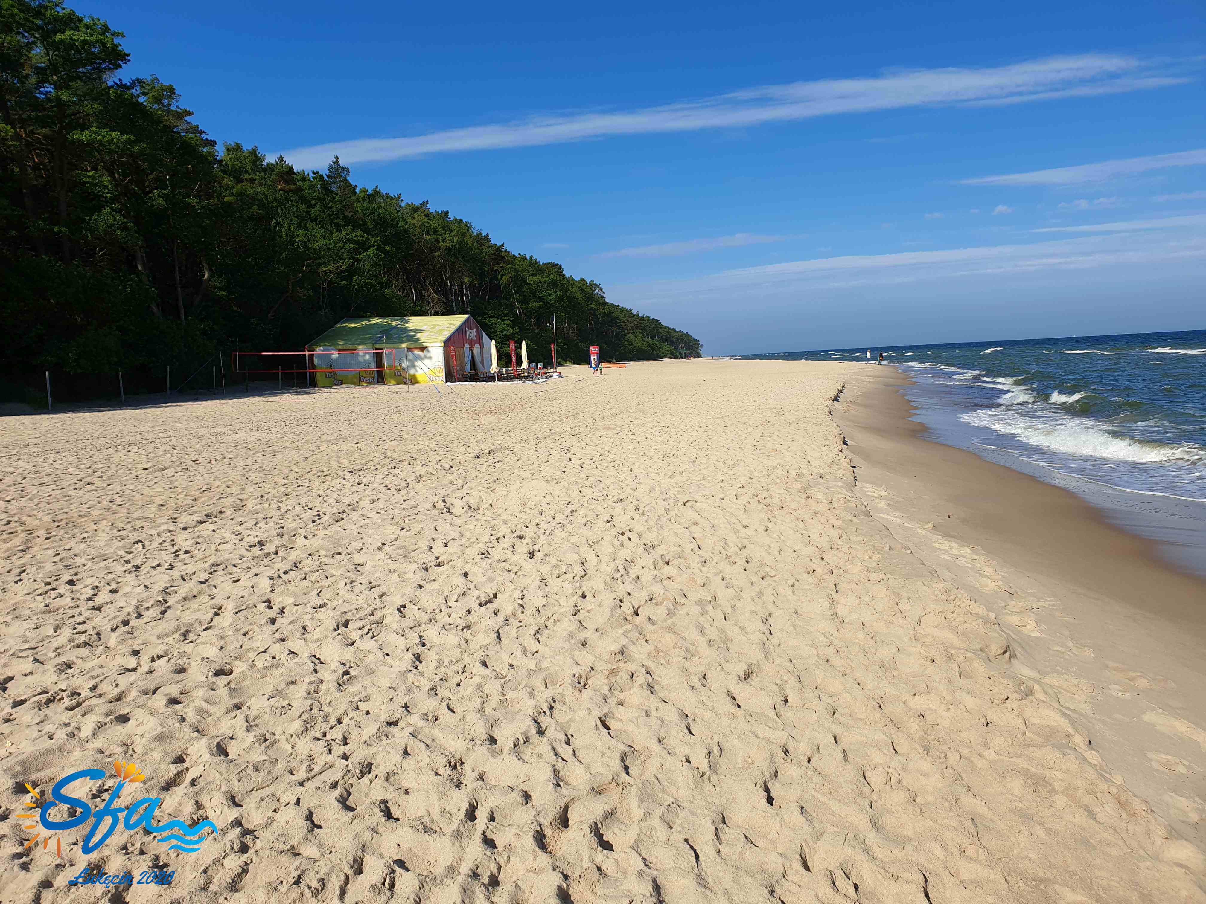 Plaża w Łukęcinie